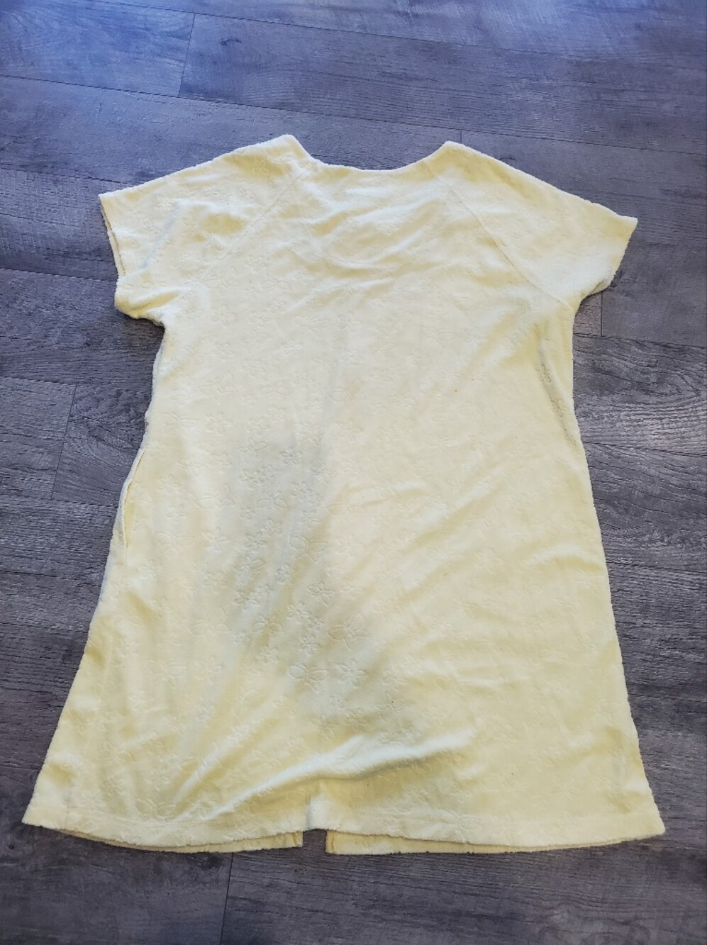 Yellow Delicates Spa Zip Up Robe - Picture 5 of 6